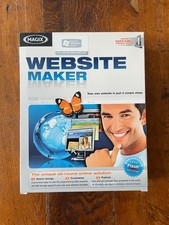 Big Box PC CD ROM Software Magix Website Maker Windows Vista / Komplett
