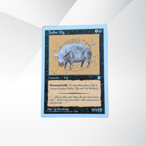Mtg 180 zodiac pig - mtg, (u)