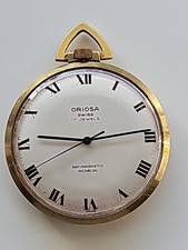 Oriosa Swiss Mechanische  Taschenuhr Pocket Watch 5-12
