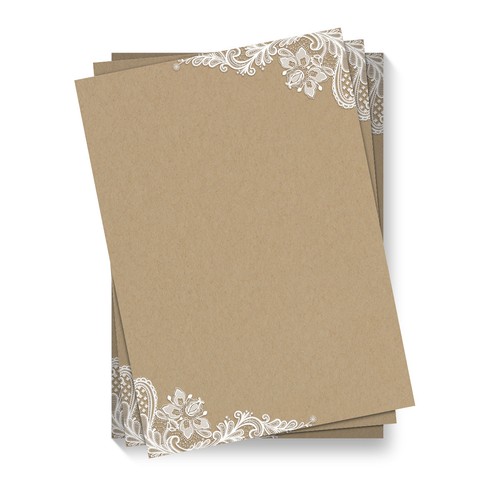Briefpapier motivpapier din - briefpapier,