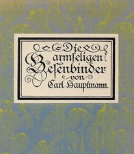 Carl Hauptmann Die armseligen