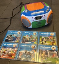 Lenco CD Radio Kassettenspieler, tragbar, Kopfhöreranschluss, Antenne abgebro