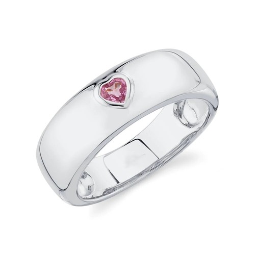 14k weiss gold herz - gold, schnitt