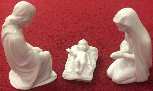 Drei krippenfiguren heilige - drei,