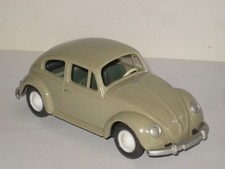 VW Käfer Wiking 1:40 Werbemodell unverglast hellgelbgrau 50er Jahre