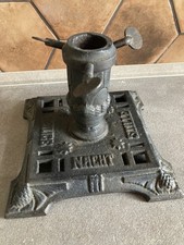 Antik Christbaumständer Weihnachtsbaumständer STILLE NACHT Gusseisen B:22cm