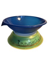 Tupperware Combi Plus Küchen Waage mit Schale zum Wiegen grün blau kg Ib