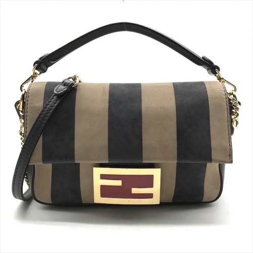 Fendi mini baguette braun - fendi,
