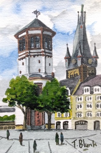 Original aquarell - original,