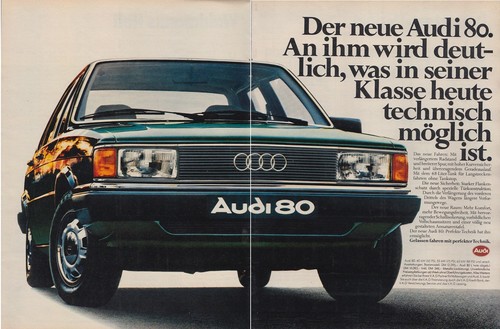 Audi reklame - b2, (typ