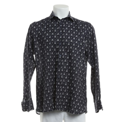Etro hemd blau weiß sehr - etro, 41
