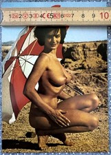 Vintage Postkarte. Nackte