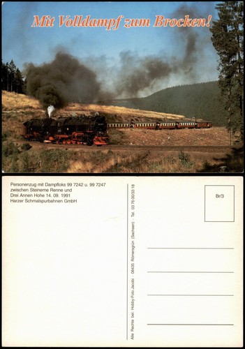 Personenzug mit dampflok - personenzug,
