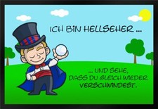 Fußmatte Schmutzfangmatte Hellseher Kugel verschwindest F539