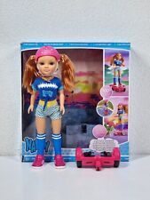 Famosa Nancy Kinderpuppen Set Spielset Puppe + Elektrisches Skateboard Spielzeug