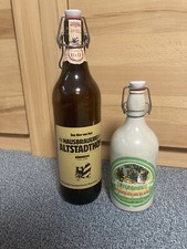2 alte Bierflaschen mit Bügelverschluss (leer ;-))