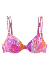 Marken Bügel-Bikini-Top Damen Bademode Oberteil lila orange Gr. 40 D 
