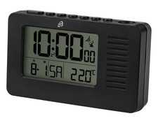 Auriol Funkwecker Digitaluhr mit Projektion digital mit 3x Batterien schwarz