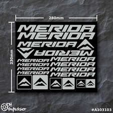 Merida Stickersatz Grau |