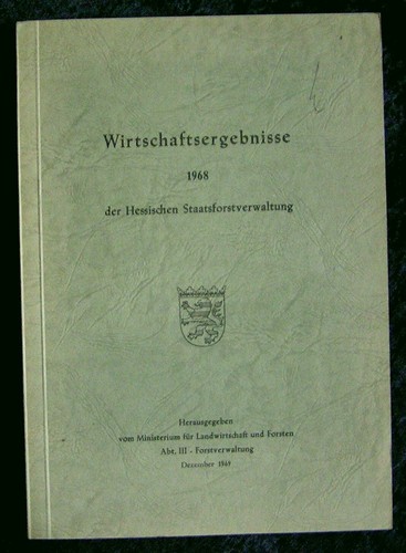 Wirtschaftsergebnisse 1968 der