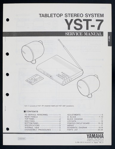 Original yamaha yst - yamaha, tabletop