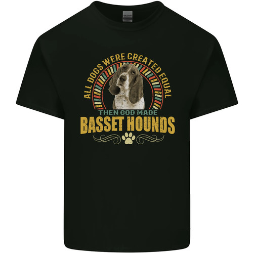 Ein basset hound hund - hound, kinder