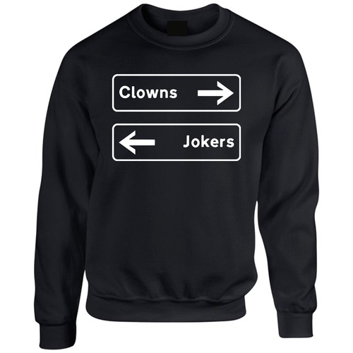 Clowns links pullover joker - pullover,