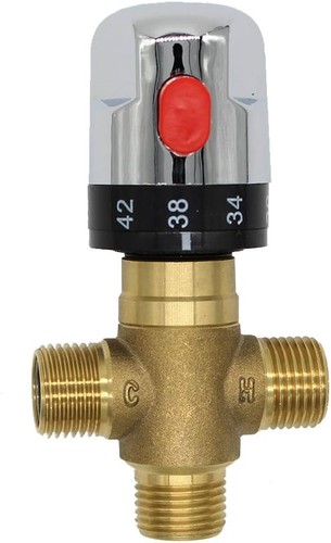 Thermostat mischventil 2 - thermostat-mischventil, 1/2