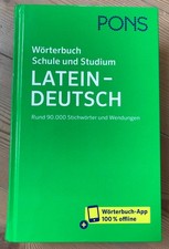 📚 PONS Latein - Deutsch Wörterbuch Schule und Studium wie Neu
