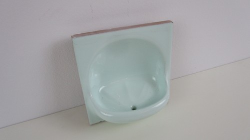 Seifenschale fliese hellgrün - seifenschale,