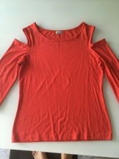 süßes rotes Shirt Gr  L, Cut out -Schulter, v. MS