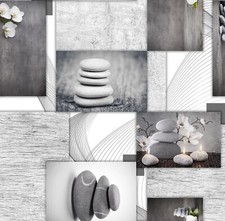 PVC Tischdecke Stone Steine Wachstuch grau · Breite x Länge wählbar · abwaschbar