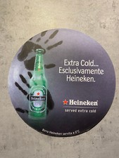 Bierdeckel Coaster Beermat Heineken Extra Cold