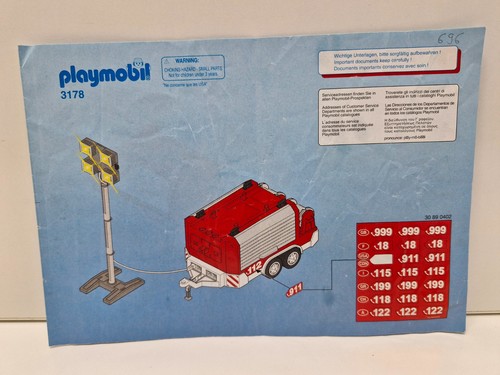 Playmobil 3178 bauplan - 3178,