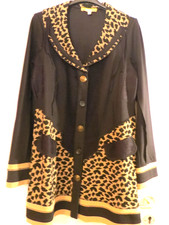 BIBA  Jersey  Blazer-Mantel