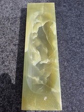 Onyx flache Schale Griffelschale 28x8,5x3,5cm modernes Design