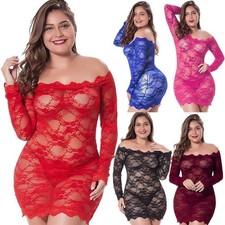 Übergröße Sexy Damen Spitze