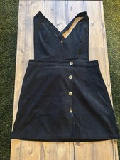 Cordkleid Gr.L, Träger Schwarz