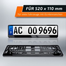 2 Kennzeichenhalter | SCHWARZ