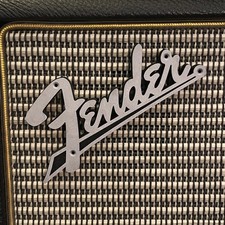 Fender Guitar Logo Badge - Amp