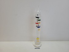 Galileo Thermometer Glas bunt