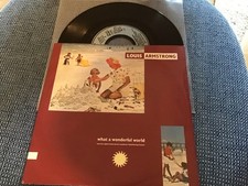 7“ Louis Armstrong / What a wonderful world mint  unplayed