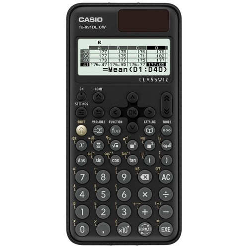 Casio 991de technisch - fx-991de, cw