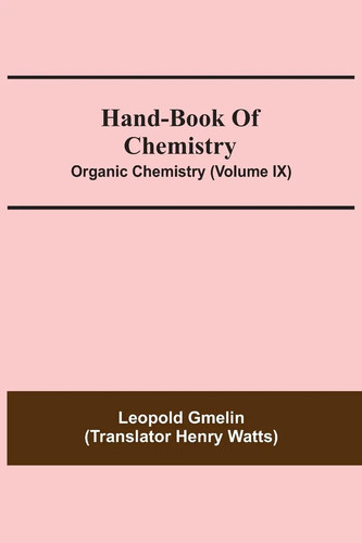 Hand book chemistry - hand-book, of