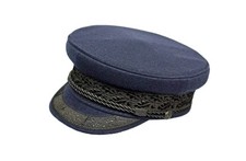 Original PRINZ HEINRICH MÜTZE bis Gr.63 Schmidt-Mütze blau MARINE Kapitänsmütze