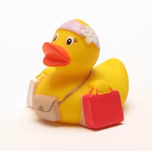 Badeente shopping queen - badeente, shopping-queen