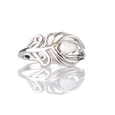 Sterling Silber Opal Ring