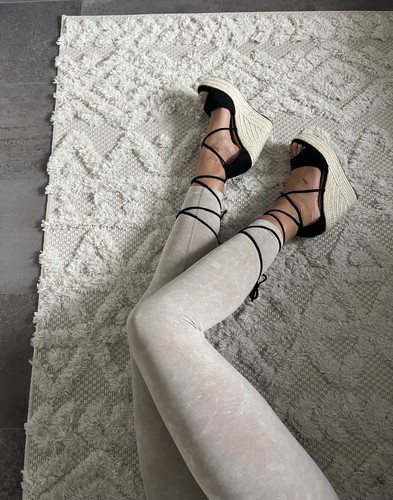 Keilabsatz sandalen schwarz - sandalen,