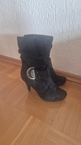 Stiefeletten schwarz mit
