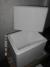 Eine Thermobox, 38cm x 29cm x 37cm,mit 2 Kühlgelkissen